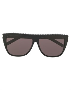 Затемненные солнцезащитные очки в квадратной оправе Saint laurent eyewear