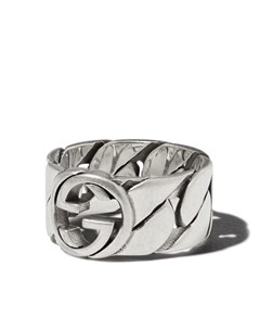 Широкое кольцо с логотипом Interlocking G Gucci