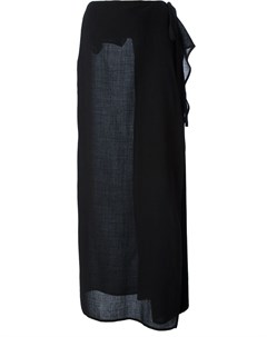 Длинная юбка с контрастной панелью Gianfranco ferré pre-owned