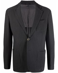 Однобортный пиджак строгого кроя Giorgio armani