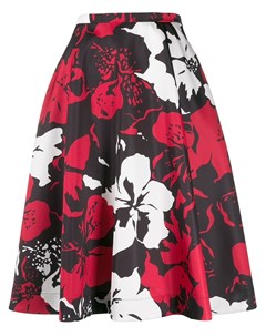Расклешенная юбка с цветочным принтом Nº21