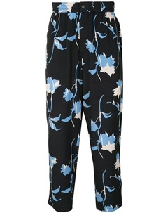 Укороченные брюки с цветочным принтом Ports v