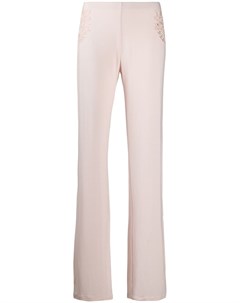 Пижамные брюки с цветочной аппликацией La perla