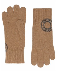 Трикотажные перчатки с логотипом Burberry