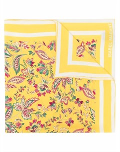 Шелковый платок с цветочным принтом Isabel marant