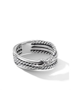 Серебряное кольцо с бриллиантами David yurman