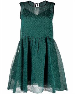 Расклешенное платье мини без рукавов Victoria victoria beckham