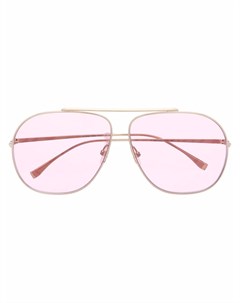 Солнцезащитные очки авиаторы с двойным мостом Fendi eyewear