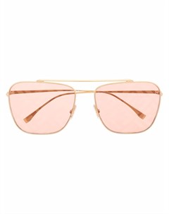Солнцезащитные очки авиаторы с двойным мостом Fendi eyewear