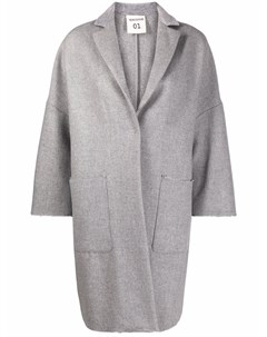 Пальто с приспущенными плечами Semicouture