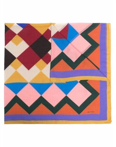 Кашемировый шарф с геометричным принтом Etro