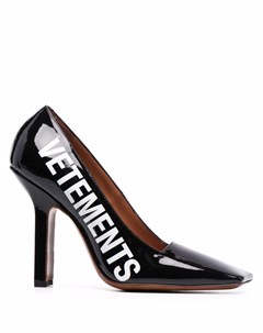 Туфли с логотипом Vetements