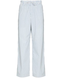 Полосатые пижамные брюки с кулиской Tekla