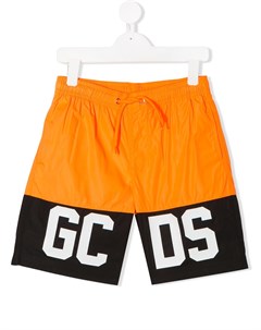 Плавки шорты с логотипом в стиле колор блок Gcds kids