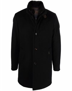 Однобортное пальто с утепленной подкладкой Moorer