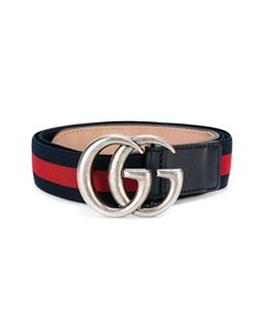 Ремень с декором Web и логотипом GG Gucci kids