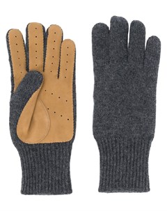 Трикотажные перчатки со вставками Brunello cucinelli