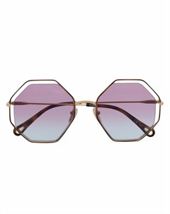 Солнцезащитные очки в шестиугольной оправе Chloé eyewear