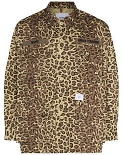 Рубашка с леопардовым принтом Wtaps