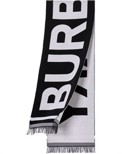Жаккардовый шарф с логотипом Burberry kids