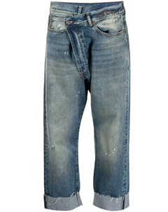 Укороченные джинсы асимметричного кроя R13