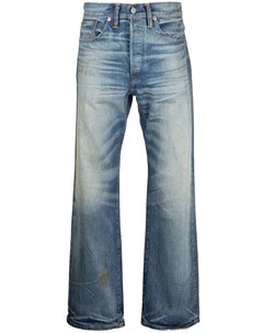 Прямые джинсы с эффектом потертости Ralph lauren rrl