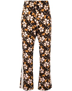Укороченные брюки с цветочным принтом Marni