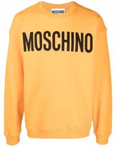 Толстовка с приспущенными плечами и логотипом Moschino