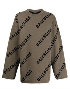Джемпер оверсайз с логотипом Balenciaga