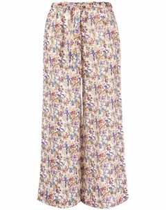 Укороченные брюки с цветочным принтом Etro