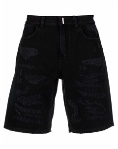 Джинсовые шорты с прорезями Givenchy