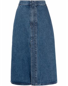 Джинсовая юбка с разрезом спереди 12 storeez