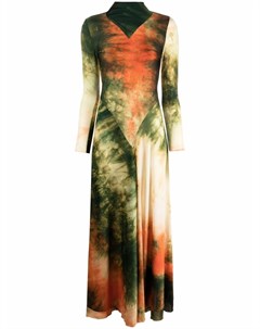 Длинное платье с абстрактным принтом A.n.g.e.l.o. vintage cult