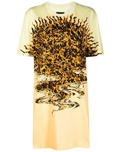 Платье футболка с графичным принтом Givenchy
