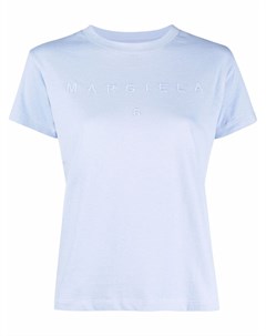 Однотонная футболка Mm6 maison margiela