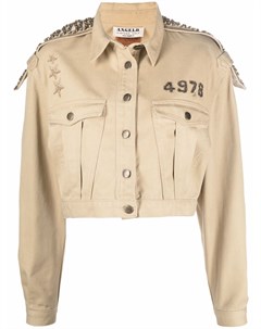 Укороченная куртка 1980 х годов в стиле милитари A.n.g.e.l.o. vintage cult