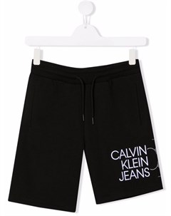 Спортивные шорты с вышитым логотипом Calvin klein kids