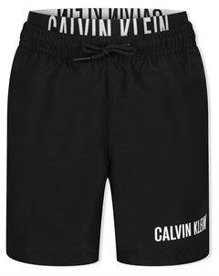 Плавки шорты с двойным поясом Calvin klein kids