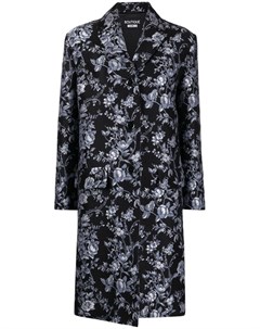 Жаккардовое пальто с цветочным принтом Boutique moschino