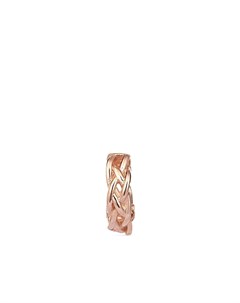 Маленькая серьга кольцо из розового золота Kismet by milka