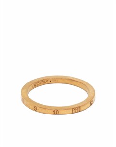 Тонкое кольцо с гравировкой Maison margiela