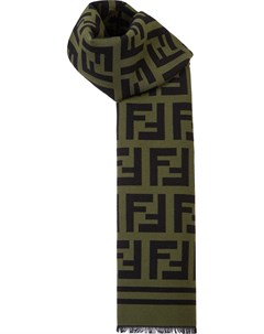 Объемный шарф с узором FF Fendi
