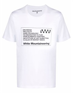 Футболка с графичным принтом White mountaineering
