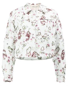 Куртка с цветочным принтом Giambattista valli