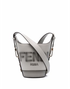Сумка ведро с тисненым логотипом Fendi