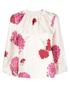 Блузка Charming с цветочным принтом La doublej