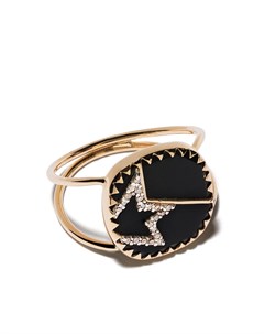 Кольцо Varda N?2 из желтого золота с бриллиантами Pascale monvoisin