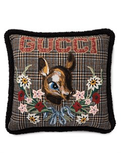 Подушка с вышивкой Gucci