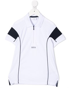 Рубашка поло на молнии с логотипом Boss kidswear
