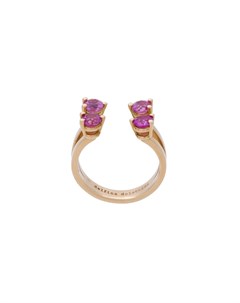 Фаланговое кольцо 4 Dots с розовыми сапфирами Delfina delettrez